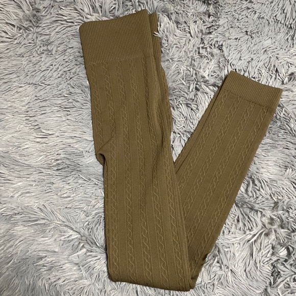 Olive green leggings - Picture 1 of 3
